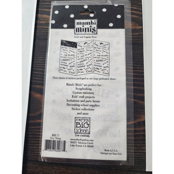 LOT Scrapbooking Stickers - Boys Blue Space Hero Men Man - NEW & Retired #10 - Picture 11 of 13